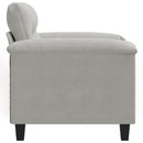 vidaXL világosszürke mikroszálas szövet kanapéfotel 60 cm