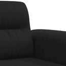 vidaXL fekete mikroszálas szövet kanapéfotel 60 cm