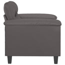 vidaXL szürke műbőr kanapészék 60 cm