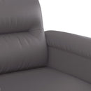 vidaXL 2 személyes szürke műbőr kanapé 120 cm
