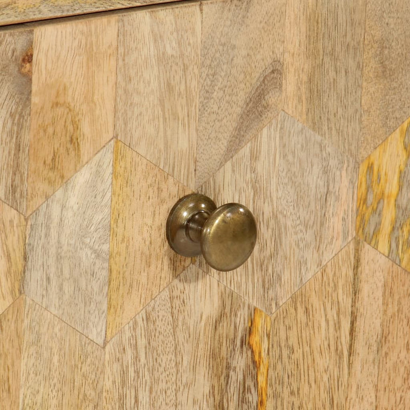 vidaXL tömör mangófa fiókos szekrény 70 x 35 x 70 cm