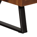 vidaXL fiókos szekrény mézbarna 70x35x70 cm tömörfa akácfa