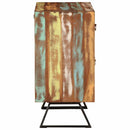 vidaXL többszínű tömör újrahasznosított fa fiókos szekrény 70x35x70 cm