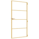vidaXL arany edzett üveg és alumínium beltéri ajtó 102,5x201,5 cm