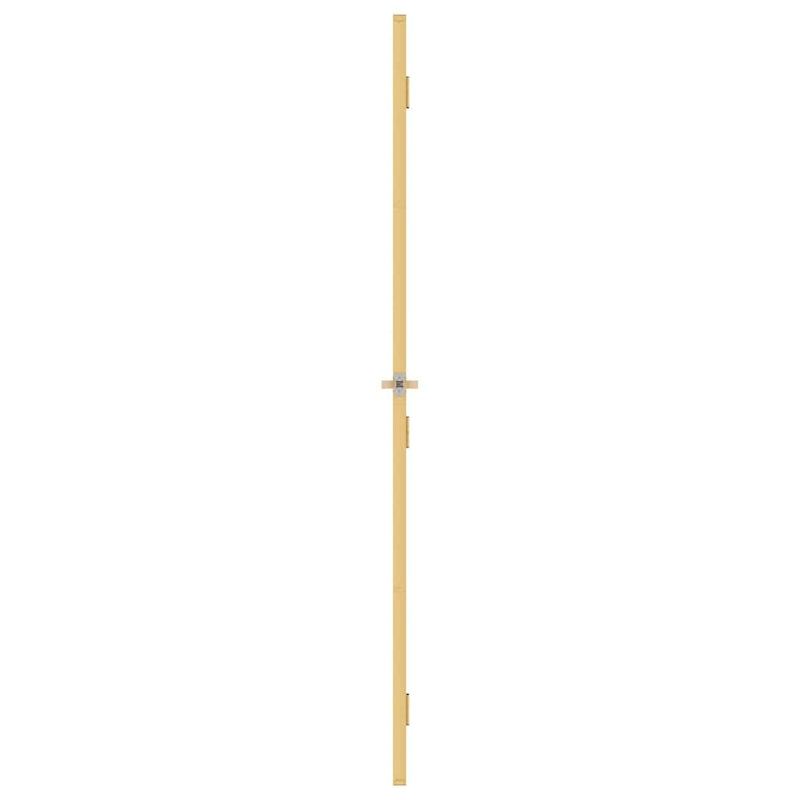 vidaXL arany edzett üveg és alumínium vékony beltéri ajtó 83x201,5 cm