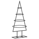 vidaXL | Fém karácsonyfa | állvánnyal 60 cm Porszórt Acél