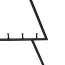 vidaXL fekete fém karácsonyfa dekorációhoz 60 cm