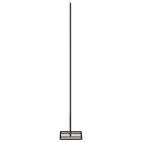 vidaXL fekete fém karácsonyfa dekorációhoz 60 cm