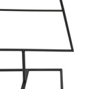 vidaXL fekete fém karácsonyfa dekorációhoz 125 cm