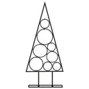 vidaXL fekete fém karácsonyfa dekorációhoz 60 cm