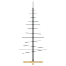 vidaXL fekete fém karácsonyfa alap dekorációhoz 120 cm