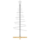 vidaXL fekete fém karácsonyfa alap dekorációhoz 150 cm