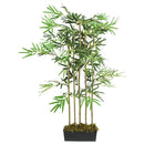 vidaXL zöld mű bambuszfa 730 levéllel 120 cm