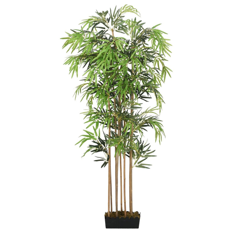 vidaXL zöld mű bambuszfa 1605 levéllel 180 cm