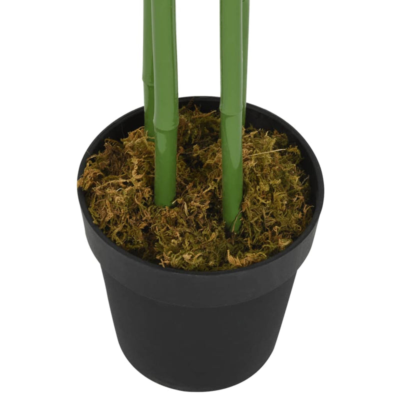 vidaXL zöld mű bambuszfa 240 levéllel 80 cm