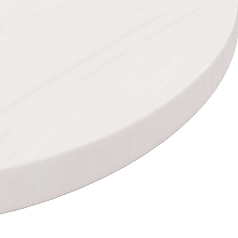 vidaXL fehér tömör fenyőfa kerek asztallap Ø30 x 3 cm