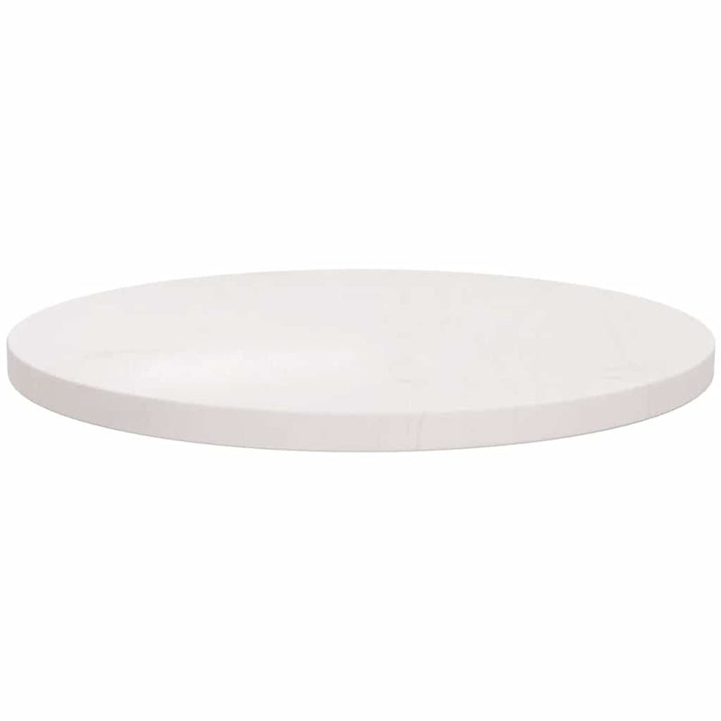 vidaXL fehér tömör fenyőfa kerek asztallap Ø60 x 3 cm
