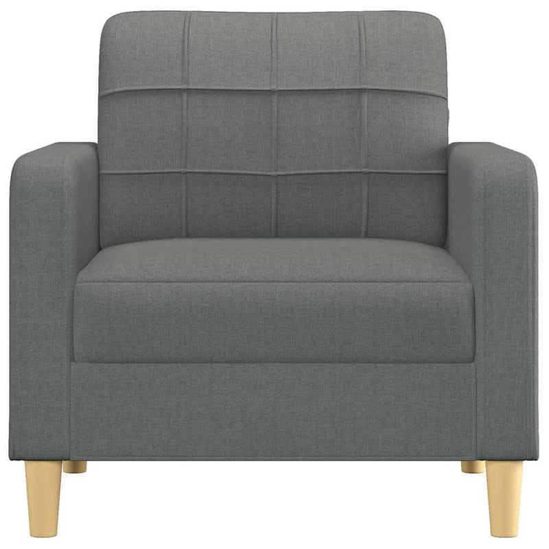 vidaXL sötétszürke szövet kanapéfotel 60 cm