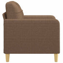 vidaXL barna szövet kanapéfotel 60 cm