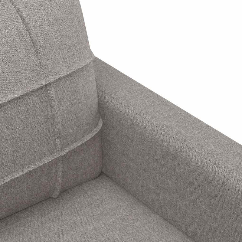 vidaXL kétszemélyes tópszínű szövet kanapé 140 cm