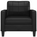 vidaXL fekete műbőr kanapéfotel 60 cm