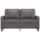 vidaXL 2 személyes szürke műbőr kanapé 120 cm