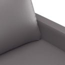vidaXL 2 személyes szürke műbőr kanapé 140 cm
