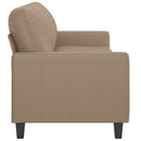 vidaXL 3 személyes cappuccino színű műbőr kanapé 180 cm