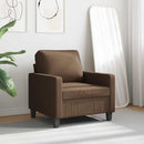 vidaXL barna szövet kanapéfotel 60 cm