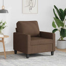 vidaXL barna szövet kanapéfotel 60 cm