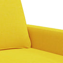 vidaXL világossárga szövet kanapéfotel 60 cm