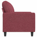 vidaXL bordó szövet kanapéfotel 60 cm