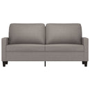 vidaXL kétszemélyes tópszínű szövet kanapé 140 cm