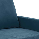 vidaXL kék bársony kanapéfotel 60 cm