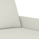 vidaXL kétszemélyes krémszínű bársony kanapé 120 cm
