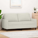 vidaXL kétszemélyes krémszínű bársony kanapé 140 cm