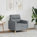 vidaXL világosszürke szövet kanapéfotel 60 cm