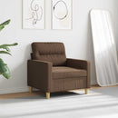 vidaXL barna szövet kanapéfotel 60 cm