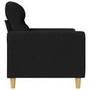 vidaXL fekete szövet kanapéfotel 60 cm