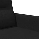 vidaXL fekete szövet kanapéfotel 60 cm