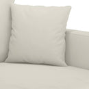 vidaXL krémszínű bársony kanapéfotel 60 cm