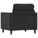 vidaXL fekete műbőr kanapéfotel 60 cm