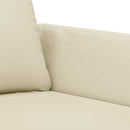 vidaXL krémszínű műbőr kanapéfotel 60 cm