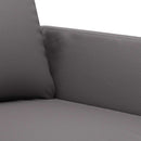 vidaXL szürke műbőr kanapészék 60 cm