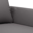 vidaXL 2 személyes szürke műbőr kanapé 120 cm