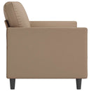 vidaXL 3 személyes cappuccino színű műbőr kanapé 180 cm