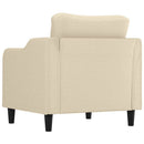 vidaXL krémszínű szövet kanapéfotel 60 cm