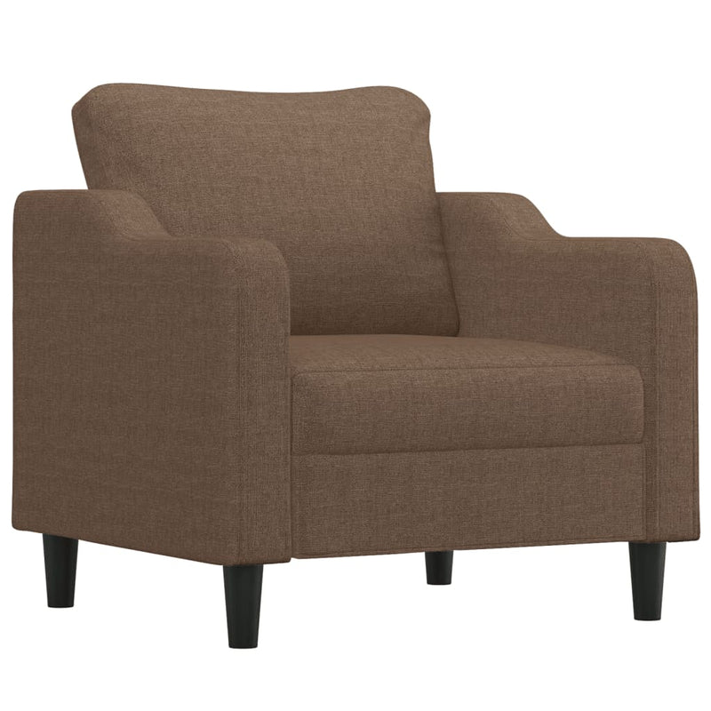 vidaXL barna szövet kanapéfotel 60 cm