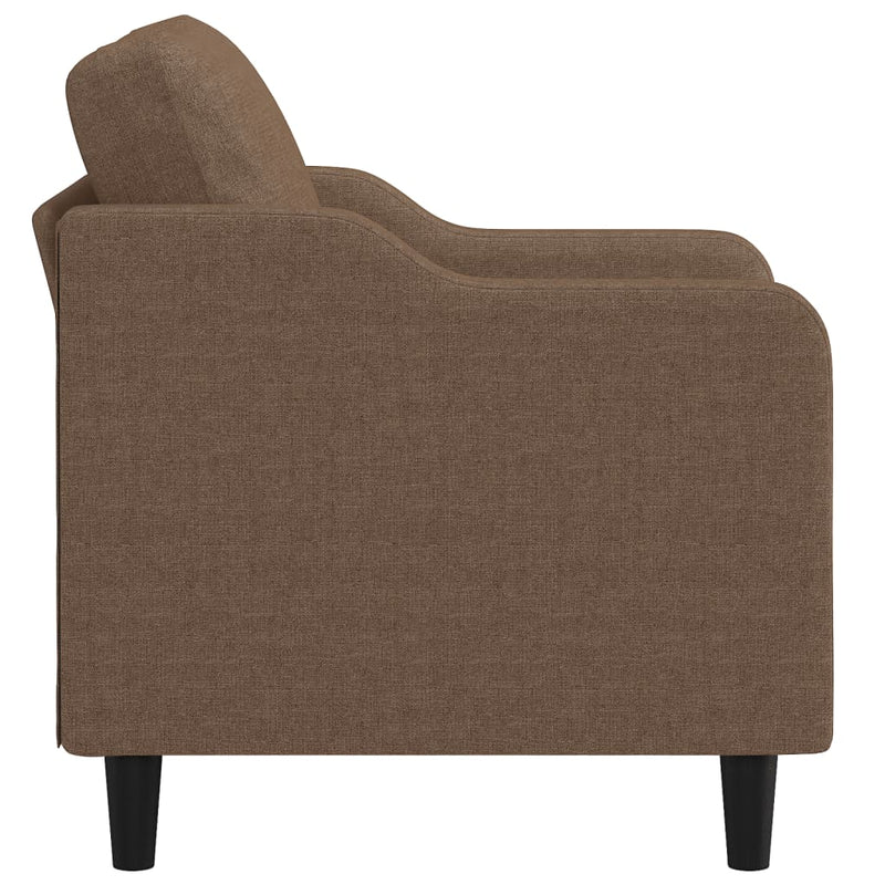 vidaXL barna szövet kanapéfotel 60 cm