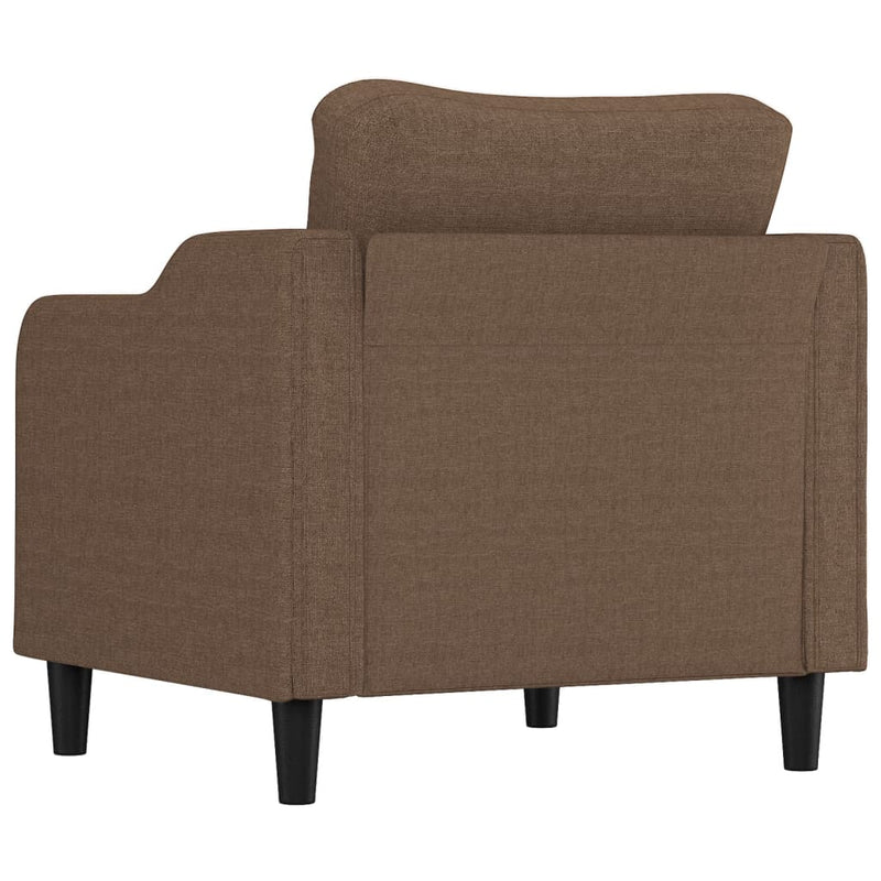 vidaXL barna szövet kanapéfotel 60 cm